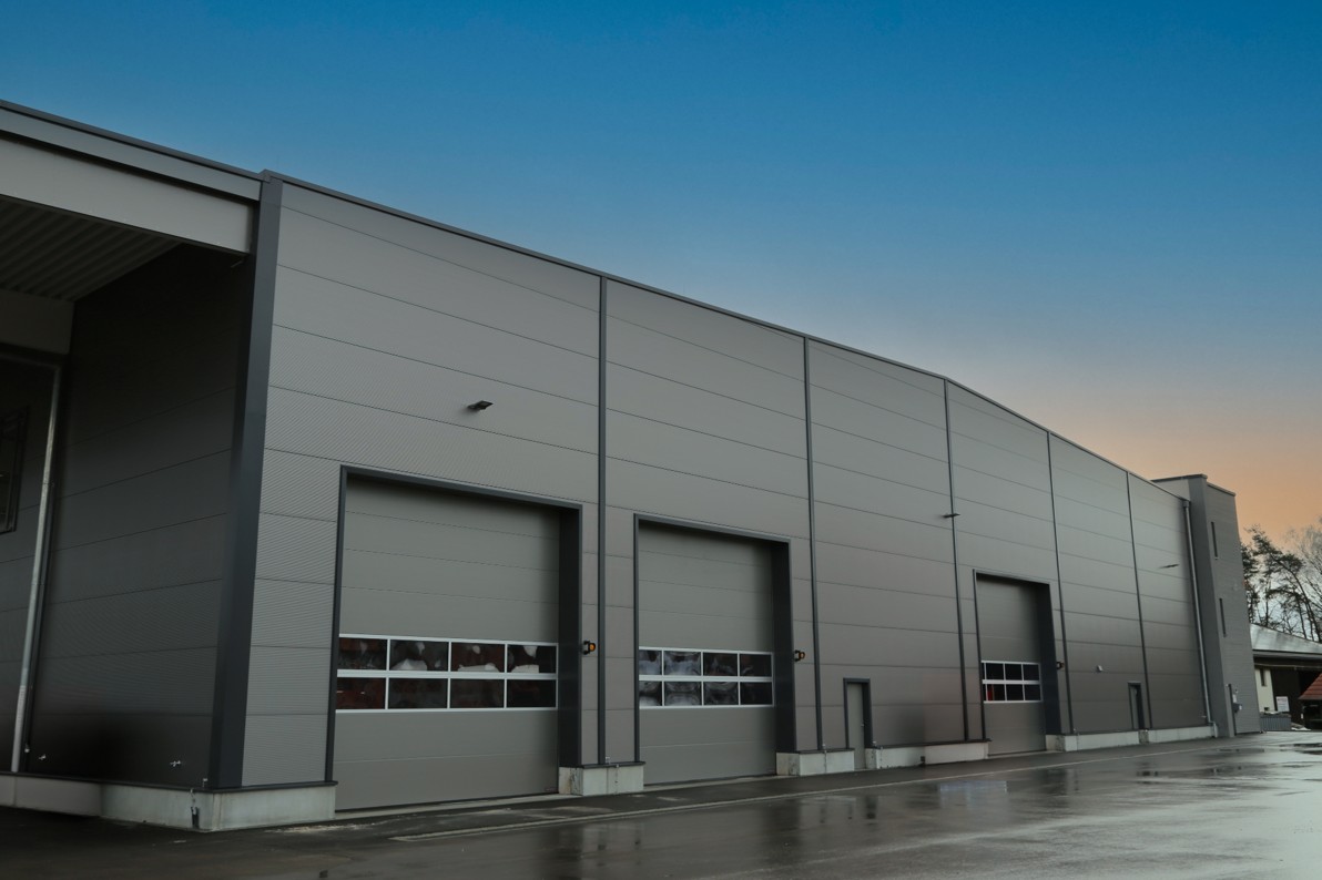 Produktionshalle der HR Holzelement